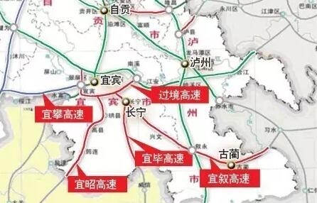 宜攀高速路线图图片